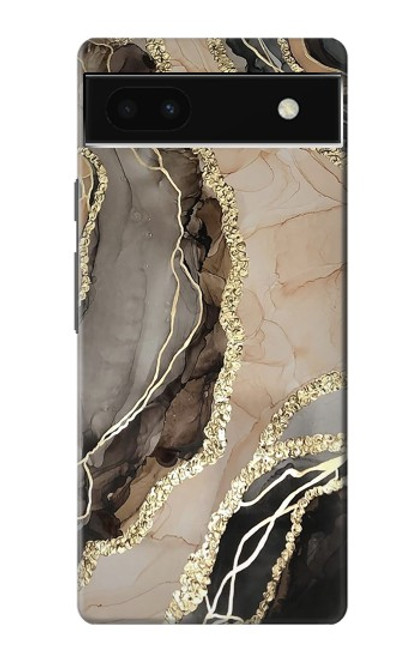 S3700 Marble Gold Graphic Printed Hülle Schutzhülle Taschen für Google Pixel 6a