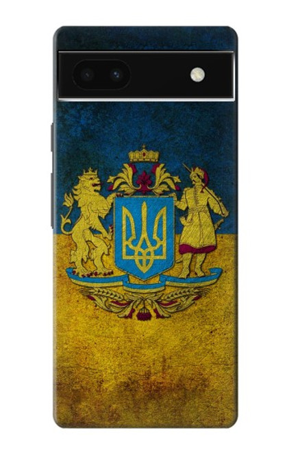 S3858 Ukraine Vintage Flag Hülle Schutzhülle Taschen für Google Pixel 6a