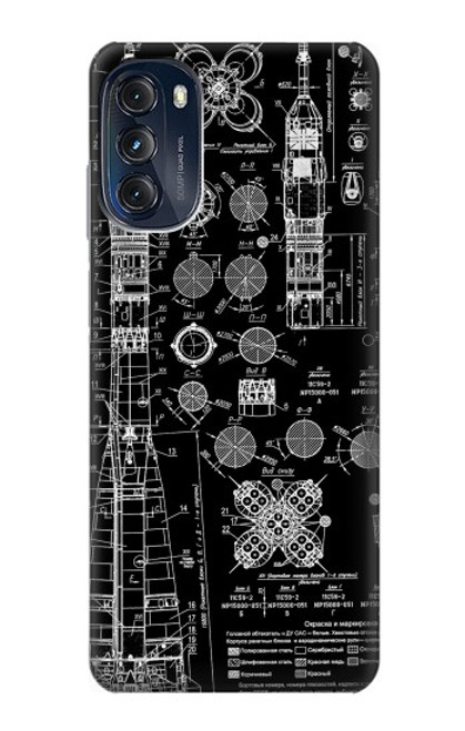 S3436 Apollo Blue Print Hülle Schutzhülle Taschen für Motorola Moto G (2022)