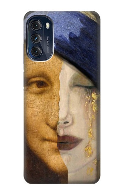 S3853 Mona Lisa Gustav Klimt Vermeer Hülle Schutzhülle Taschen für Motorola Moto G (2022)