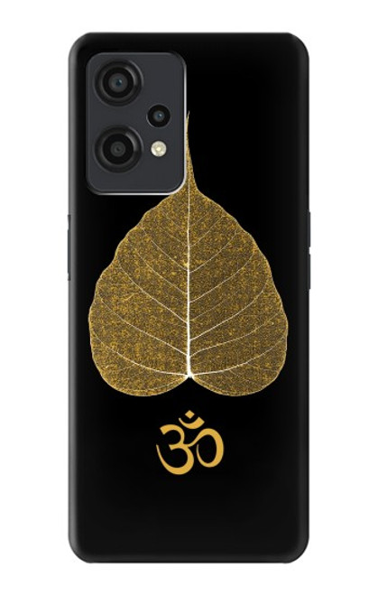 S2331 Gold Leaf Buddhist Om Symbol Hülle Schutzhülle Taschen für OnePlus Nord CE 2 Lite 5G