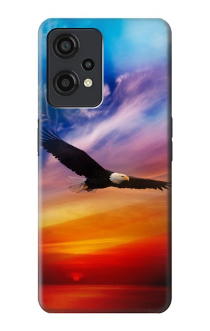 S3841 Bald Eagle Flying Colorful Sky Hülle Schutzhülle Taschen für OnePlus Nord CE 2 Lite 5G