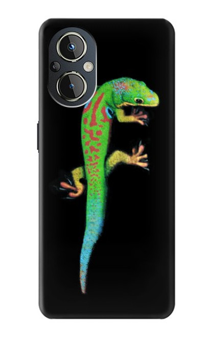 S0125 Green Madagascan Gecko Hülle Schutzhülle Taschen für OnePlus Nord N20 5G