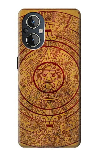 S0692 Mayan Calendar Hülle Schutzhülle Taschen für OnePlus Nord N20 5G