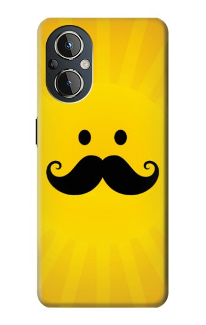 S1145 Yellow Mustache Sun Hülle Schutzhülle Taschen für OnePlus Nord N20 5G