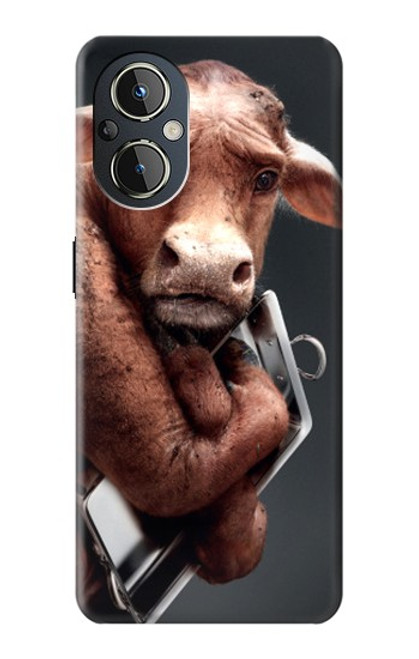 S1271 Crazy Cow Hülle Schutzhülle Taschen für OnePlus Nord N20 5G