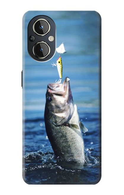 S1594 Bass Fishing Hülle Schutzhülle Taschen für OnePlus Nord N20 5G