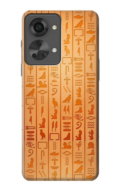 S3440 Egyptian Hieroglyphs Hülle Schutzhülle Taschen für OnePlus Nord 2T