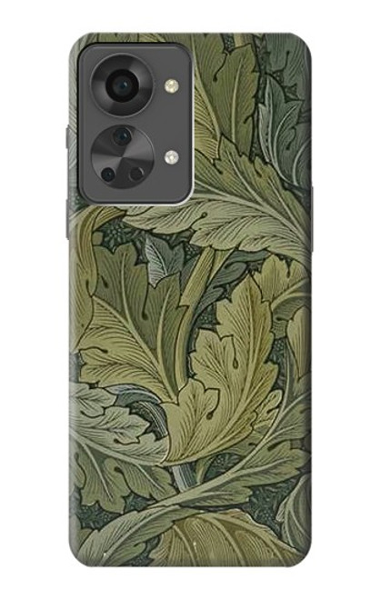 S3790 William Morris Acanthus Leaves Hülle Schutzhülle Taschen für OnePlus Nord 2T