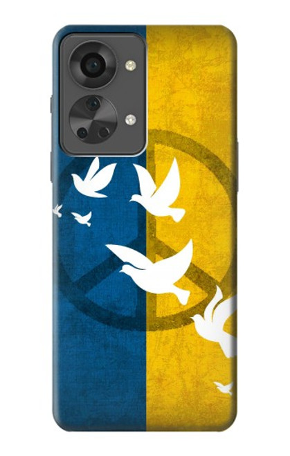 S3857 Peace Dove Ukraine Flag Hülle Schutzhülle Taschen für OnePlus Nord 2T