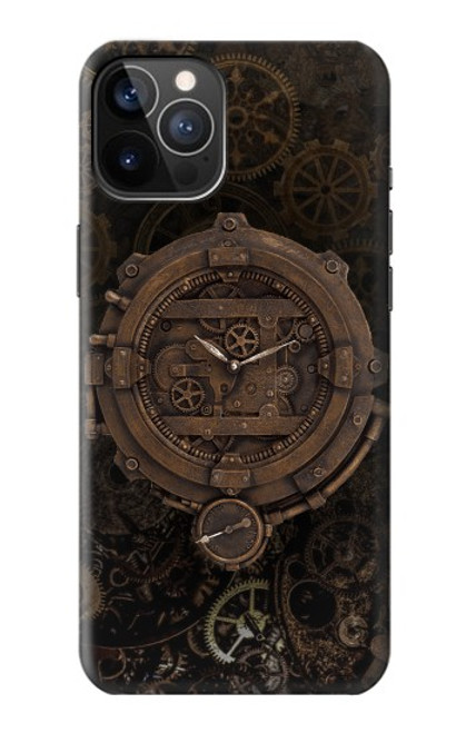 S3902 Steampunk Clock Gear Hülle Schutzhülle Taschen für iPhone 12, iPhone 12 Pro