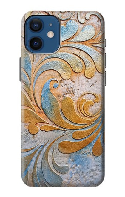 S3875 Canvas Vintage Rugs Hülle Schutzhülle Taschen für iPhone 12 mini