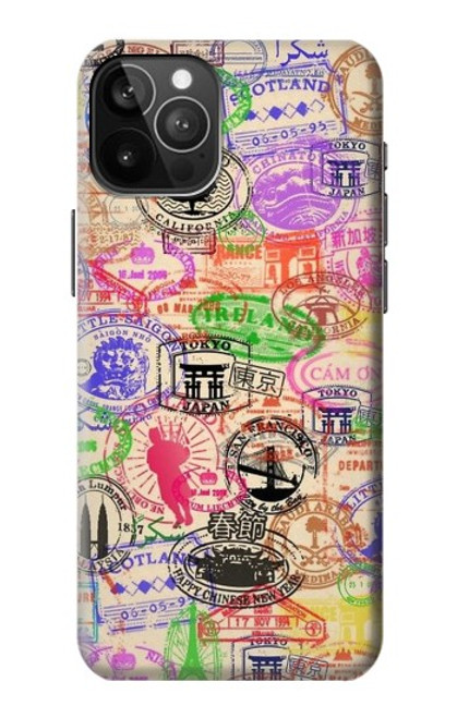 S3904 Travel Stamps Hülle Schutzhülle Taschen für iPhone 12 Pro Max
