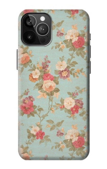 S3910 Vintage Rose Hülle Schutzhülle Taschen für iPhone 12 Pro Max
