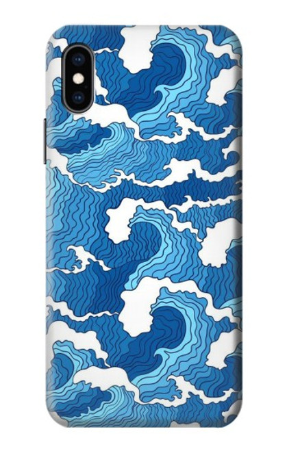 S3901 Aesthetic Storm Ocean Waves Hülle Schutzhülle Taschen für iPhone X, iPhone XS