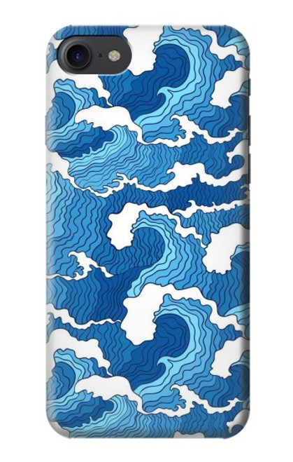S3901 Aesthetic Storm Ocean Waves Hülle Schutzhülle Taschen für iPhone 7, iPhone 8, iPhone SE (2020) (2022)
