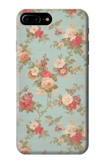 S3910 Vintage Rose Hülle Schutzhülle Taschen für iPhone 7 Plus, iPhone 8 Plus