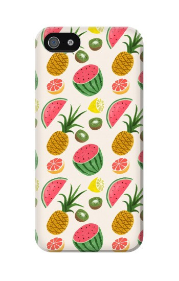 S3883 Fruit Pattern Hülle Schutzhülle Taschen für iPhone 5 5S SE