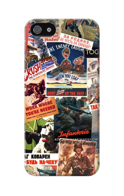 S3905 Vintage Army Poster Hülle Schutzhülle Taschen für iPhone 5 5S SE