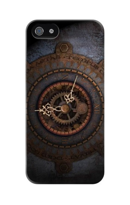 S3908 Vintage Clock Hülle Schutzhülle Taschen für iPhone 5 5S SE