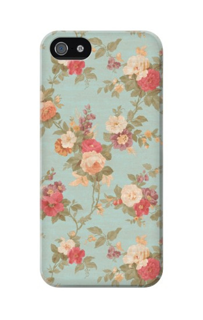 S3910 Vintage Rose Hülle Schutzhülle Taschen für iPhone 5 5S SE