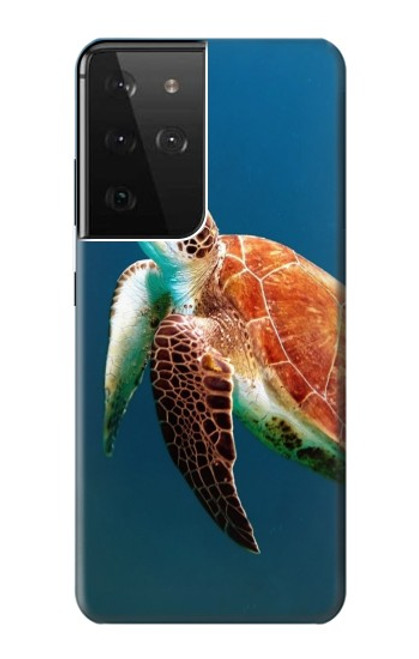S3899 Sea Turtle Hülle Schutzhülle Taschen für Samsung Galaxy S21 Ultra 5G