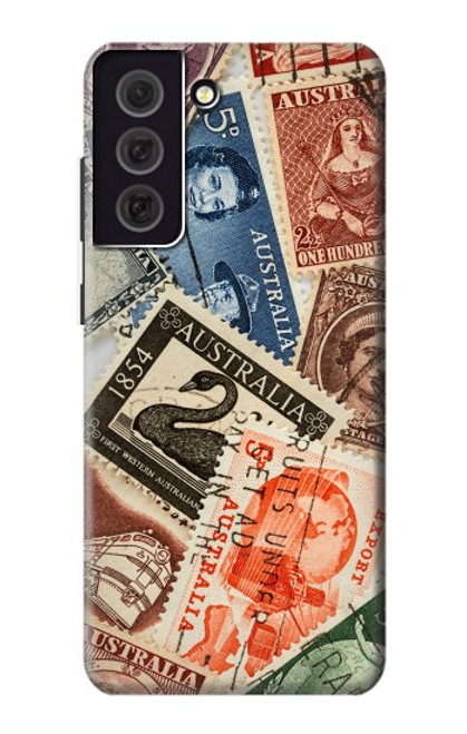 S3900 Stamps Hülle Schutzhülle Taschen für Samsung Galaxy S21 FE 5G
