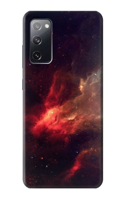 S3897 Red Nebula Space Hülle Schutzhülle Taschen für Samsung Galaxy S20 FE