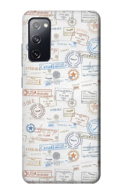 S3903 Travel Stamps Hülle Schutzhülle Taschen für Samsung Galaxy S20 FE