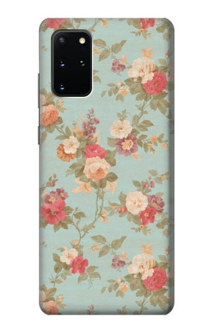 S3910 Vintage Rose Hülle Schutzhülle Taschen für Samsung Galaxy S20 Plus, Galaxy S20+