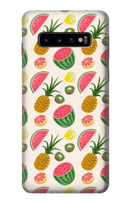S3883 Fruit Pattern Hülle Schutzhülle Taschen für Samsung Galaxy S10