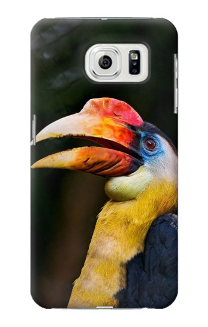 S3876 Colorful Hornbill Hülle Schutzhülle Taschen für Samsung Galaxy S7 Edge