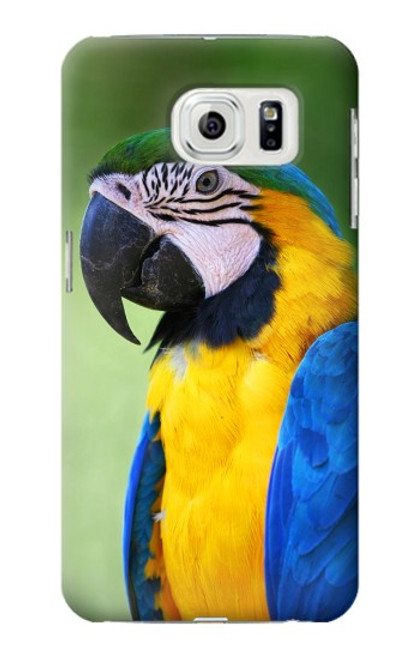 S3888 Macaw Face Bird Hülle Schutzhülle Taschen für Samsung Galaxy S7 Edge