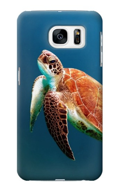 S3899 Sea Turtle Hülle Schutzhülle Taschen für Samsung Galaxy S7