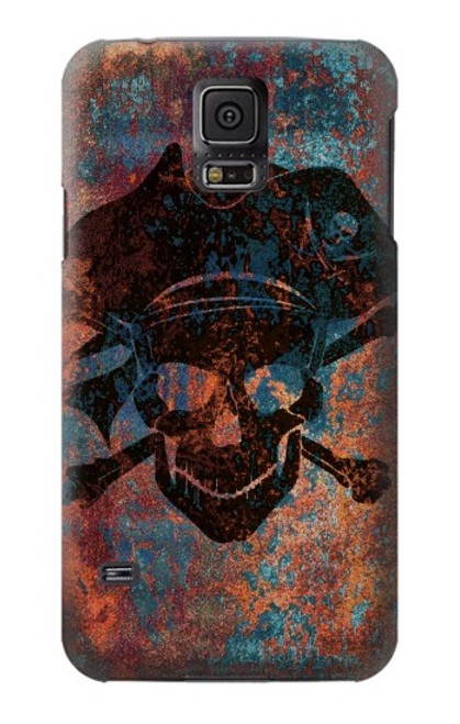 S3895 Pirate Skull Metal Hülle Schutzhülle Taschen für Samsung Galaxy S5