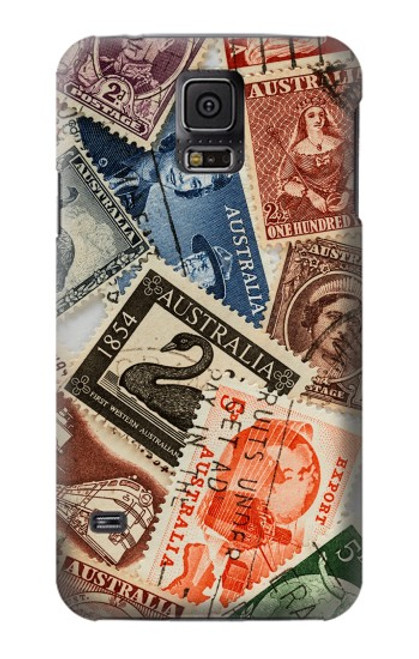 S3900 Stamps Hülle Schutzhülle Taschen für Samsung Galaxy S5