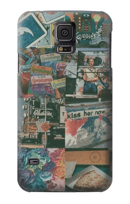 S3909 Vintage Poster Hülle Schutzhülle Taschen für Samsung Galaxy S5