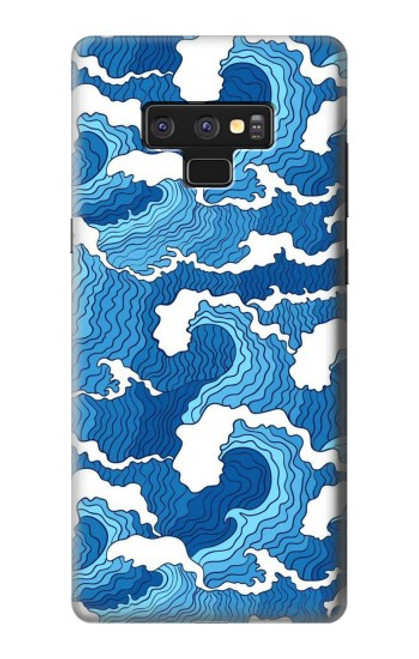 S3901 Aesthetic Storm Ocean Waves Hülle Schutzhülle Taschen für Note 9 Samsung Galaxy Note9