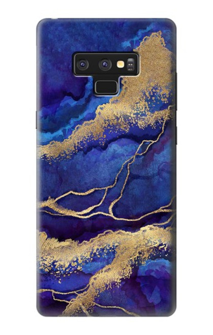 S3906 Navy Blue Purple Marble Hülle Schutzhülle Taschen für Note 9 Samsung Galaxy Note9