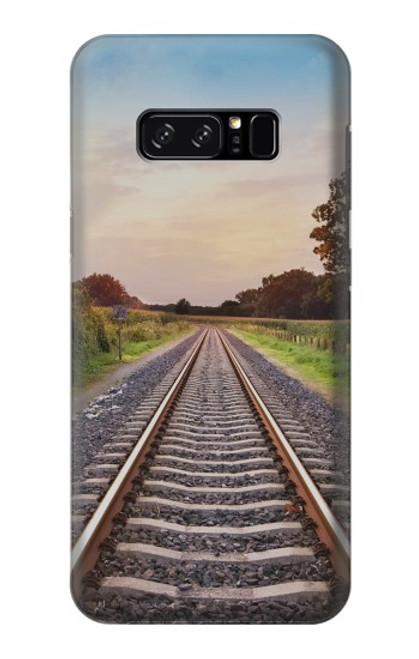 S3866 Railway Straight Train Track Hülle Schutzhülle Taschen für Note 8 Samsung Galaxy Note8