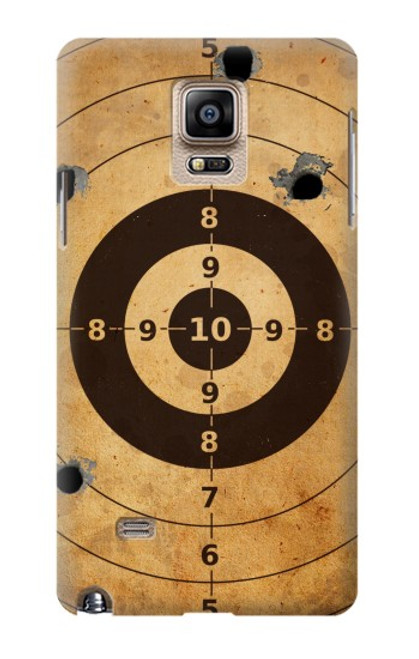 S3894 Paper Gun Shooting Target Hülle Schutzhülle Taschen für Samsung Galaxy Note 4