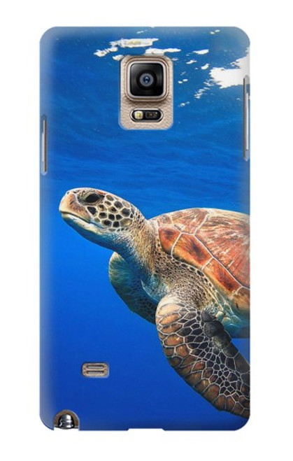 S3898 Sea Turtle Hülle Schutzhülle Taschen für Samsung Galaxy Note 4