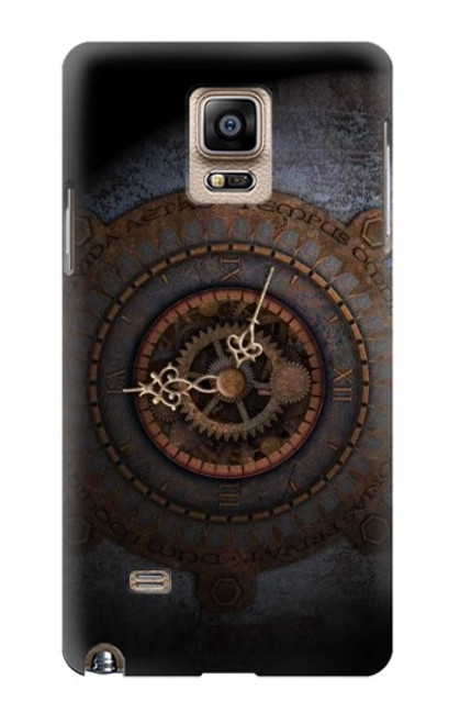 S3908 Vintage Clock Hülle Schutzhülle Taschen für Samsung Galaxy Note 4