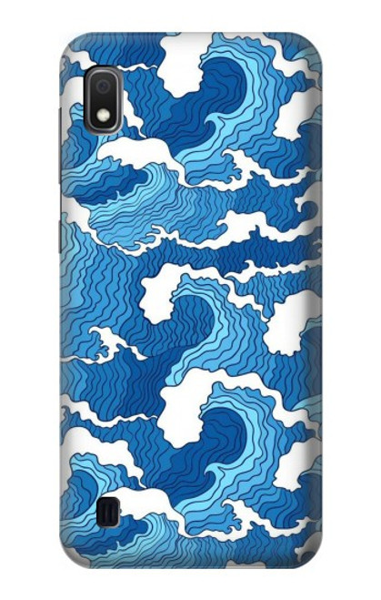 S3901 Aesthetic Storm Ocean Waves Hülle Schutzhülle Taschen für Samsung Galaxy A10