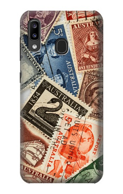 S3900 Stamps Hülle Schutzhülle Taschen für Samsung Galaxy A20, Galaxy A30