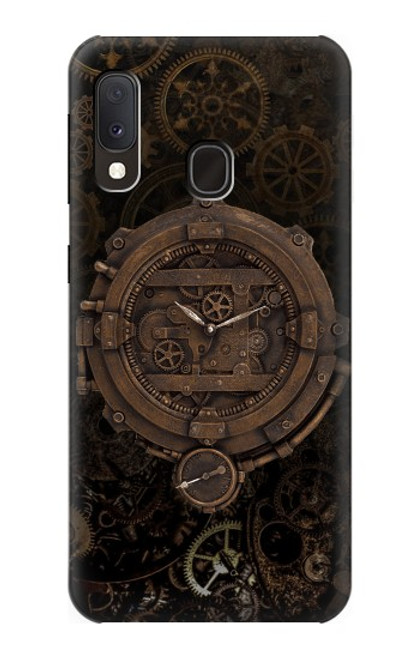 S3902 Steampunk Clock Gear Hülle Schutzhülle Taschen für Samsung Galaxy A20e