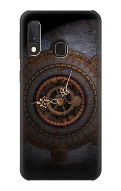 S3908 Vintage Clock Hülle Schutzhülle Taschen für Samsung Galaxy A20e