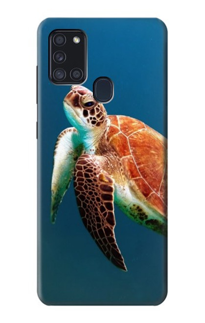 S3899 Sea Turtle Hülle Schutzhülle Taschen für Samsung Galaxy A21s