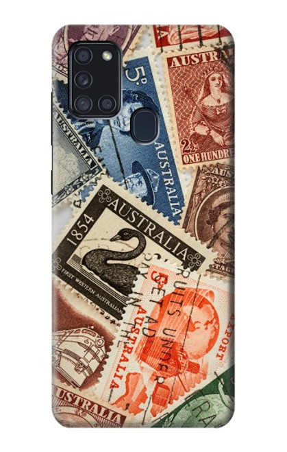 S3900 Stamps Hülle Schutzhülle Taschen für Samsung Galaxy A21s