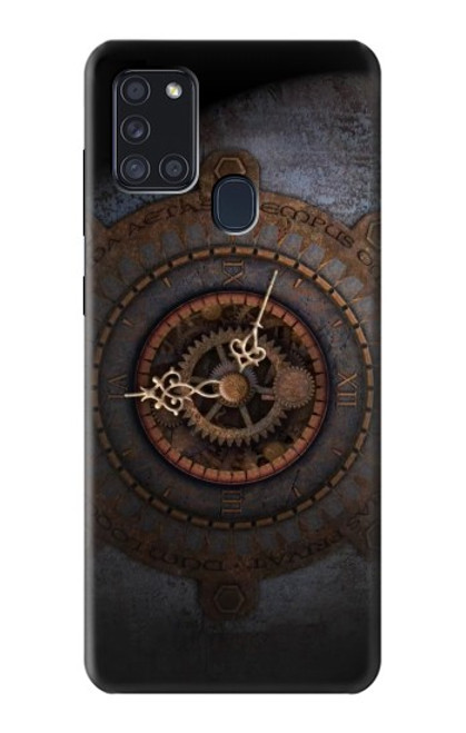 S3908 Vintage Clock Hülle Schutzhülle Taschen für Samsung Galaxy A21s